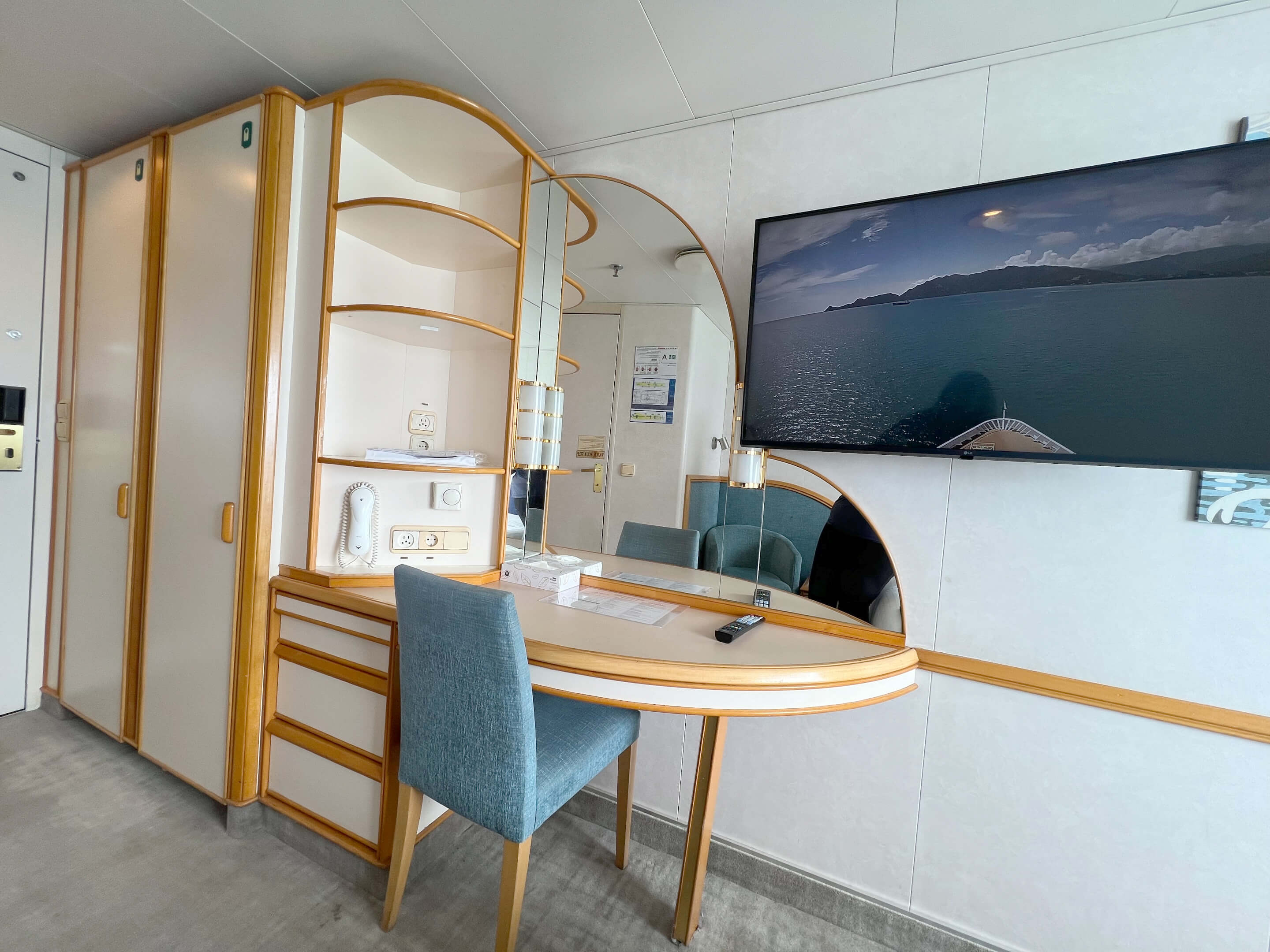 Desk and storage