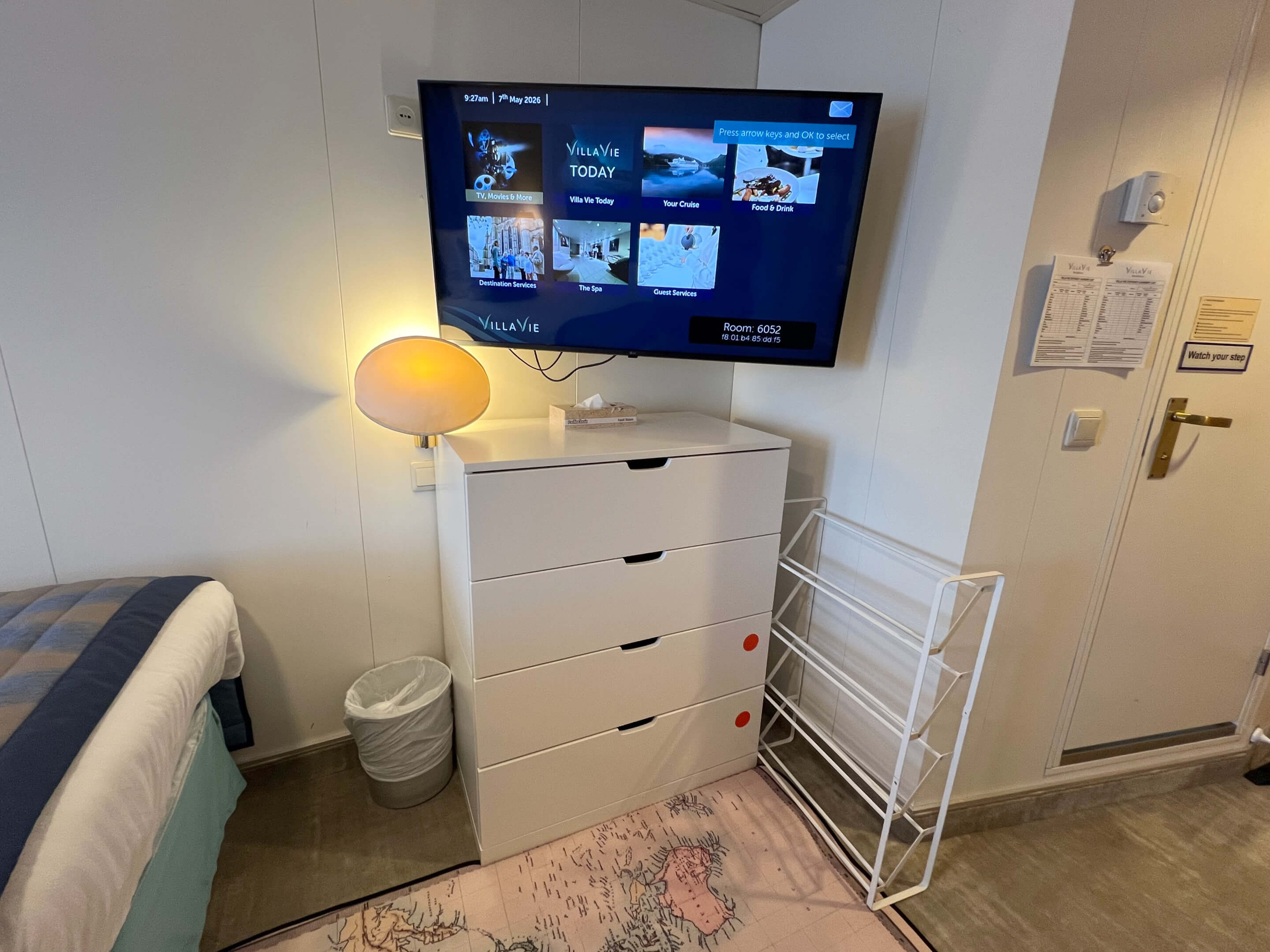 TV and drawers